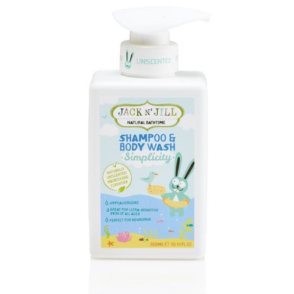 잭앤질 샴푸 앤 바디 워시 심플리시티 300ml  , JACK N&#039; JILL Shampoo and Body Wash Simplicity 300ml