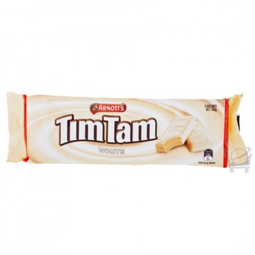 팀탐 화이트 165g, Arnott&#039;s Tim Tam White Chocolate Biscuits 165g