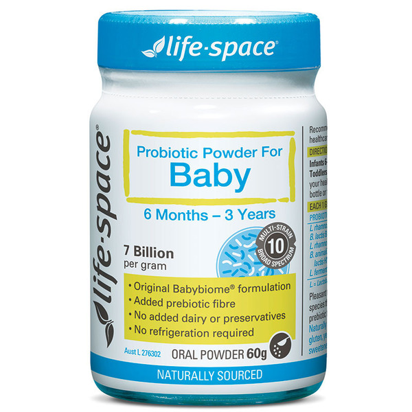 라이프스페이스 베이비 프로바이오틱 60g 파우더   Life Space Probiotic For Baby 60g Powder