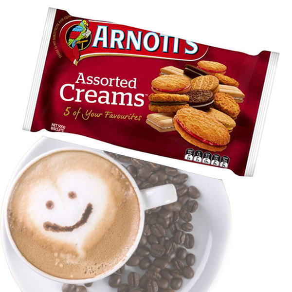 아노츠 어쏘티트 크림 비스킷 500g, ARNOTTS Assorted Cream Biscuits 500g
