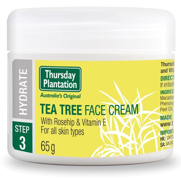 써스데이플렌테이션 티트리 페이스크림 65g, Thursday Plantation Tea Tree Face Cream 65g