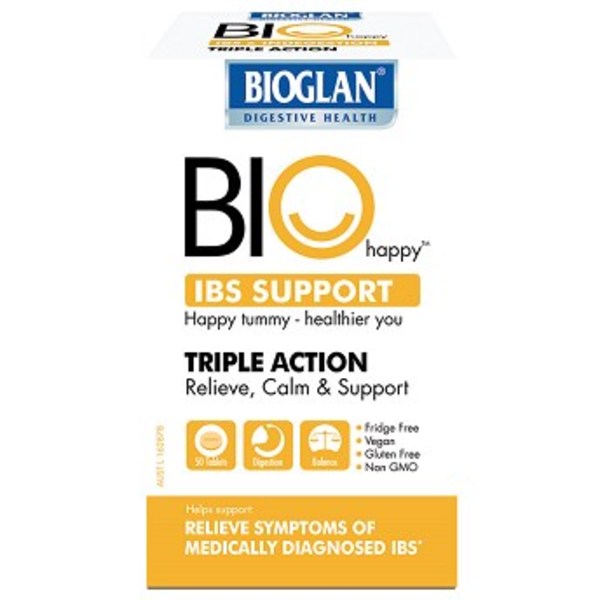 바이오글란 Bioglan Bio Happy IBS Support 50 Tablets