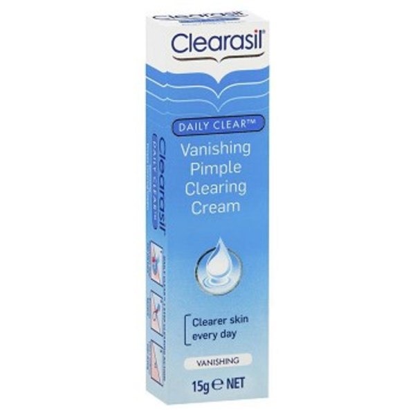 클리어라실 데일리 클리어 바니슁 크림 15g, Clearasil Daily Clear Vanishing Cream 15g