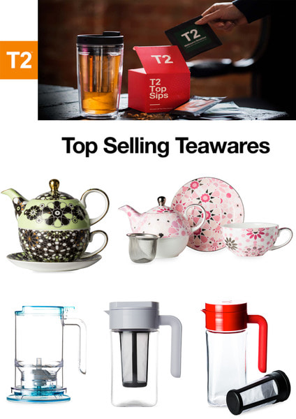 티투 탑 셀링 티웨어 T2 Top Selling Teawares