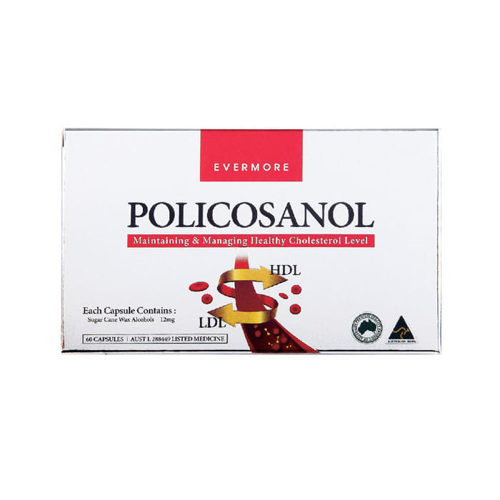 시니케어 에버모어 폴리코사놀 12mg 60캡슐 (2개월) EVERMORE Policosanol 12mg 60 Capsules