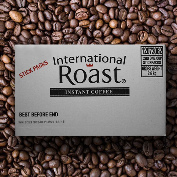 인터네셔널 로스트 커피 스틱 대략280개(호주마약커피) GROSS WEIGHT 853g INTERNATIONAL ROAST COFFEE STICK 280 pack