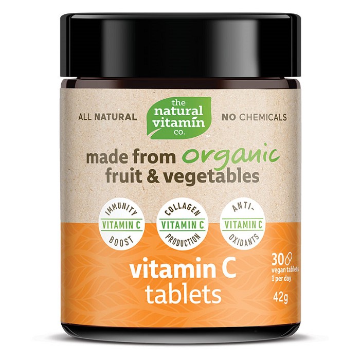 더내츄럴 비타민 코 비타민 C 30타블렛 The Natural Vitamin Co Vitamin C 30 Tablets