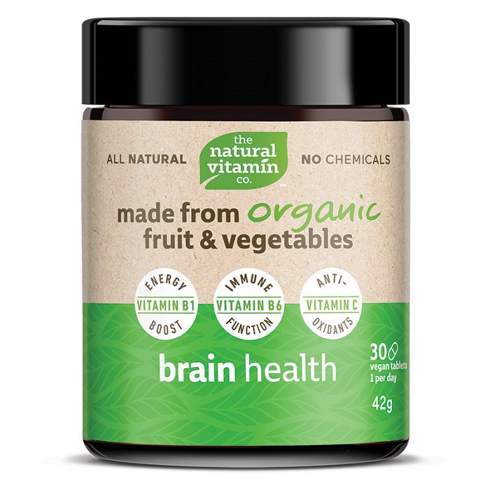 더내츄럴 비타민 코 브레인 헬스 30타블렛 The Natural Vitamin Co Brain Health 30 Tablets