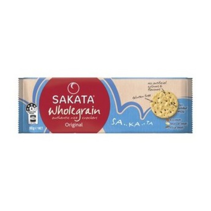사카타 홀그레인 오리지날 라이드 크래커, Sakata Wholegrain Original Rice Crackers