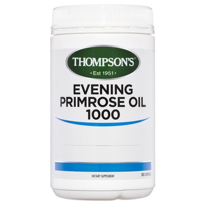 톰슨 달맞이꽃종자유 1000 mg 300 정 Thompsons Evening Primrose Oil 1000 mg 300 Capsules