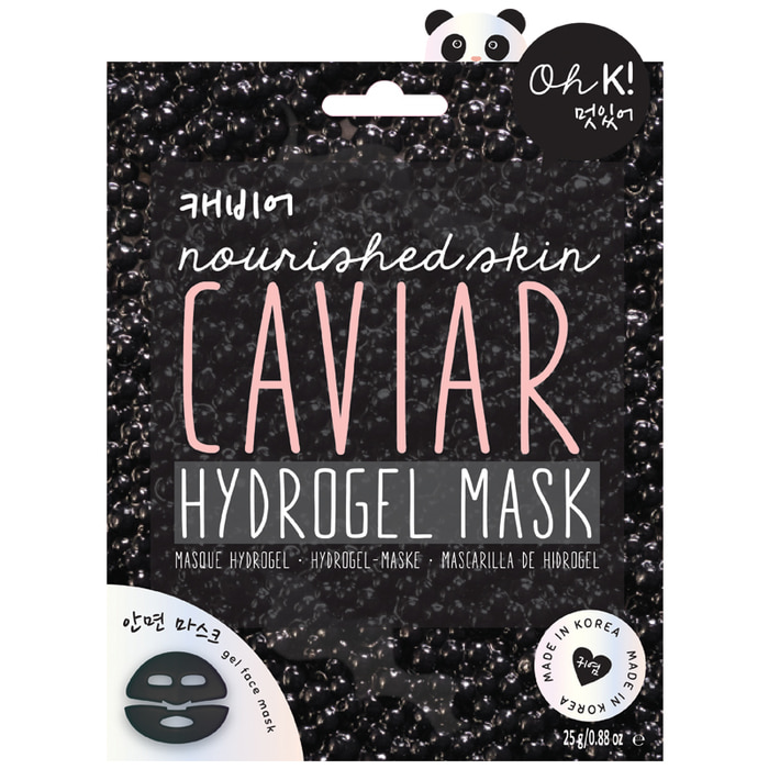 오일가든 너리쉬드 스킨 케블라 하이드로겔 마스크, Oh K! Nourished Skin Caviar Hydrogel Mask