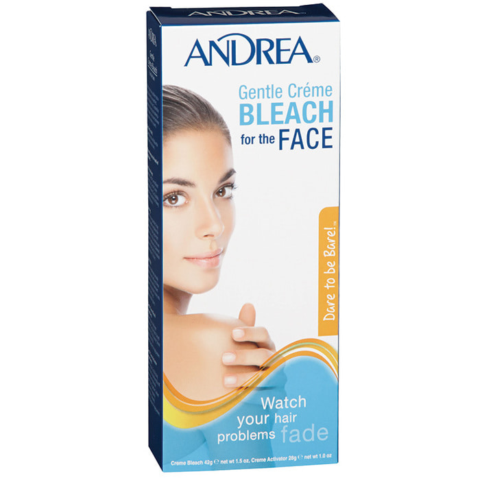 안드레아 젠틀 크림 표백 포, Andrea Gentle Cream Bleach for the Face 42g + 28g