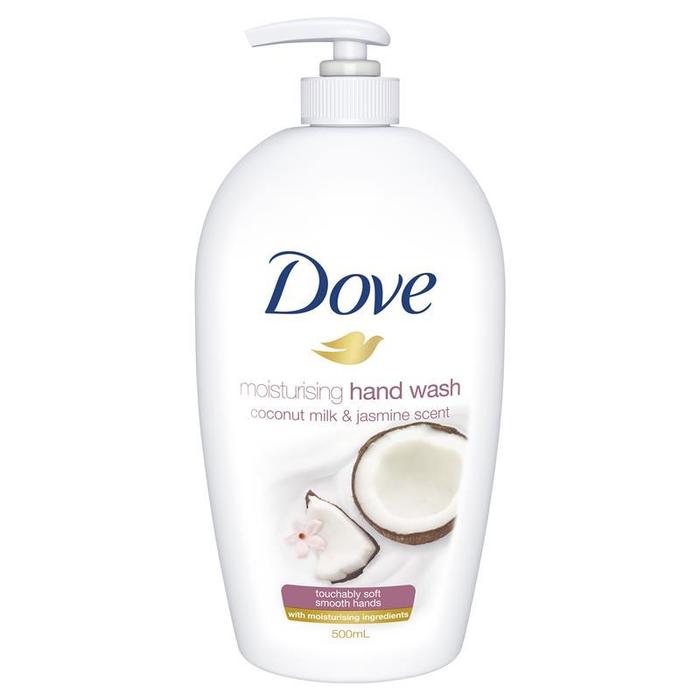 도브 모이스쳐라이징 코코넛 밀크 앤 자스민 핸드 워시 500ml, Dove Moisturising Coconut Milk and Jasmine Hand Wash 500ml