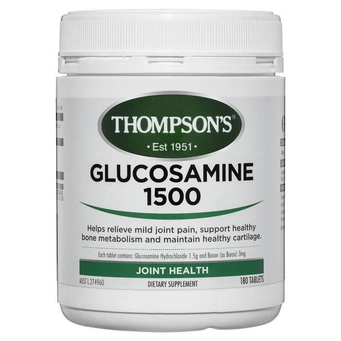 톰슨 글루코사민 1500mg 180 타블렛 Thompsons Glucosamine 1500mg 180 Tablets
