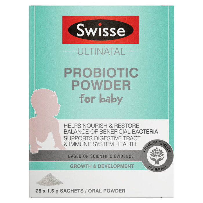 스위스 얼티네이털 프로바이오틱 파우더 포 베이비 28 사쳇 Swisse Ultinatal Probiotic Powder For Baby 28 Sachets