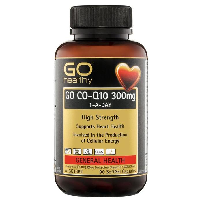 고헬씨 CoQ10 300mg + 비타민 D3 1000iu 90정 GO Healthy CoQ10 300mg + Vitamin D3 1000IU 90 Capsules