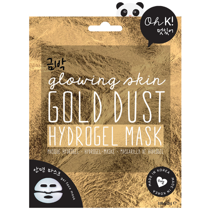 오일가든 그로잉 스킨 골드 더스트 하이드로겔 마스크, Oh K! Glowing Skin Gold Dust Hydrogel Mask