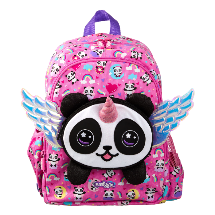 스미글 판다 브룸 캐릭터 백팩 핑크 443429, Panda Vroom Character Backpack PINK 443429