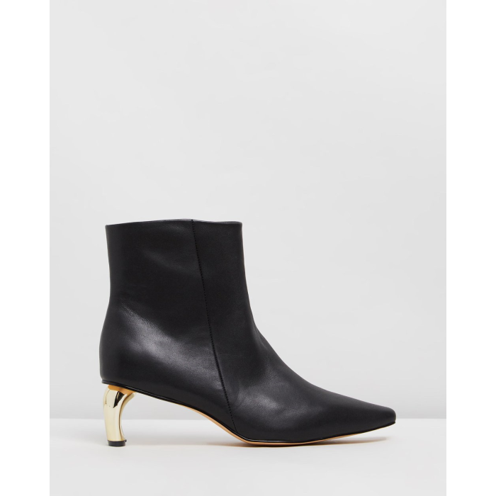 Atmos&amp;Here Gemma Leather Ankle Boots AT049SH12BOH