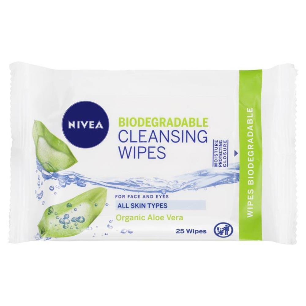 니베아 바이오드그래이더블 클렌징 와입 25, Nivea Biodegradable Cleansing Wipes 25