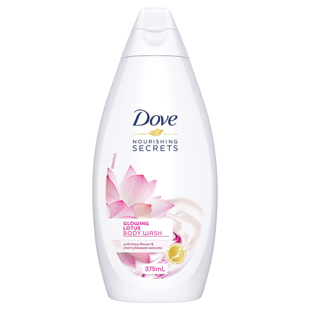 도브 노리싱 시크릿 그로잉 로터스 바디 워시 375ml, Dove Nourishing Secrets Glowing Lotus Body Wash 375ml