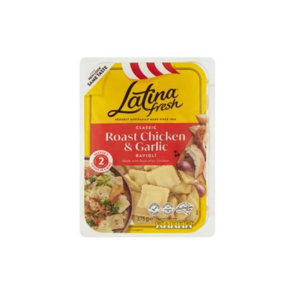 라티나 프레쉬 로스트 치킨 &amp; 갈릭 라비올리 375g, Latina Fresh Roast Chicken &amp; Garlic Ravioli 375g