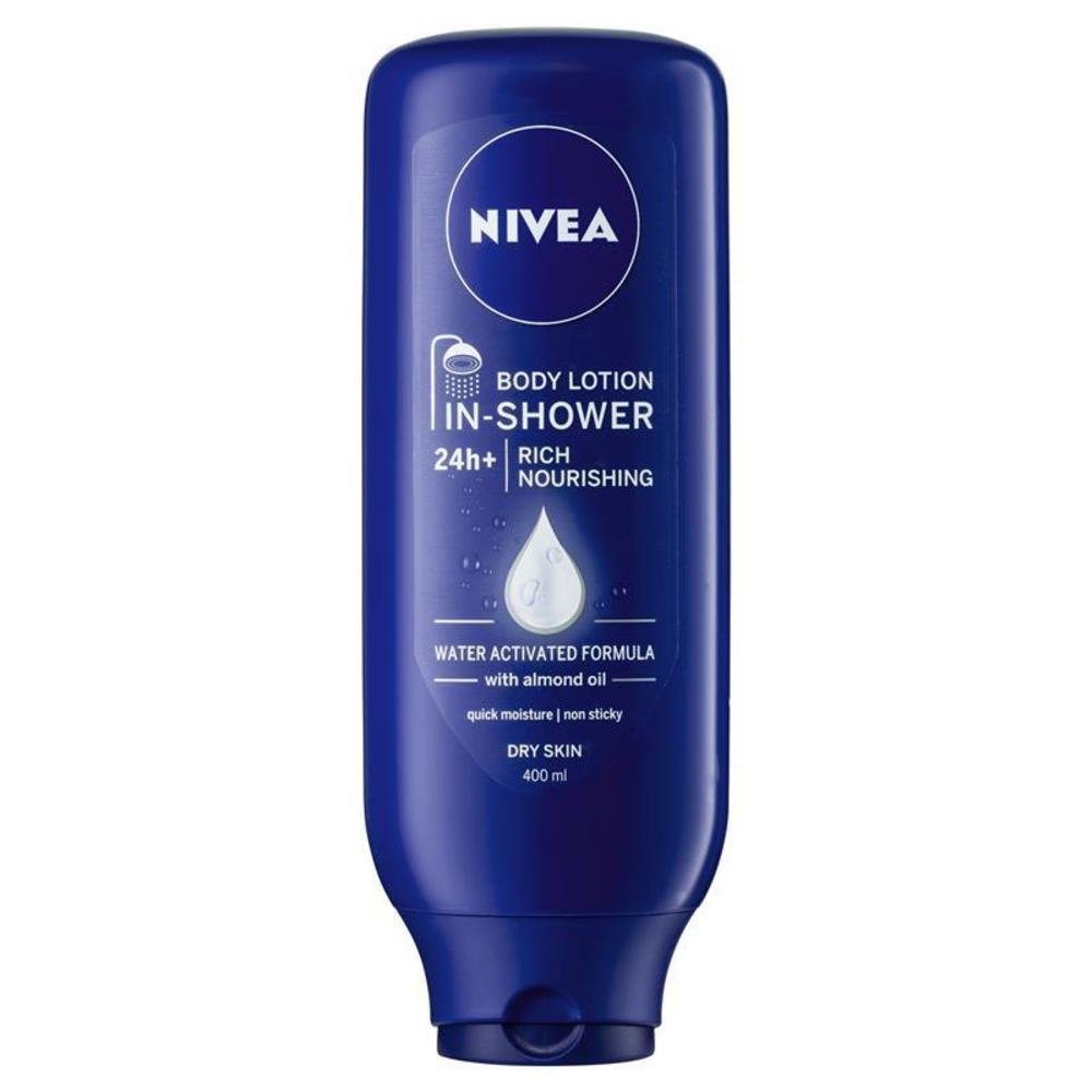 니베아 바디 인 샤워 리치 스킨 컨디셔너 드라이/베리 드라이 400ml, Nivea Body In Shower Rich Skin Conditioner Dry/Very Dry 400ml