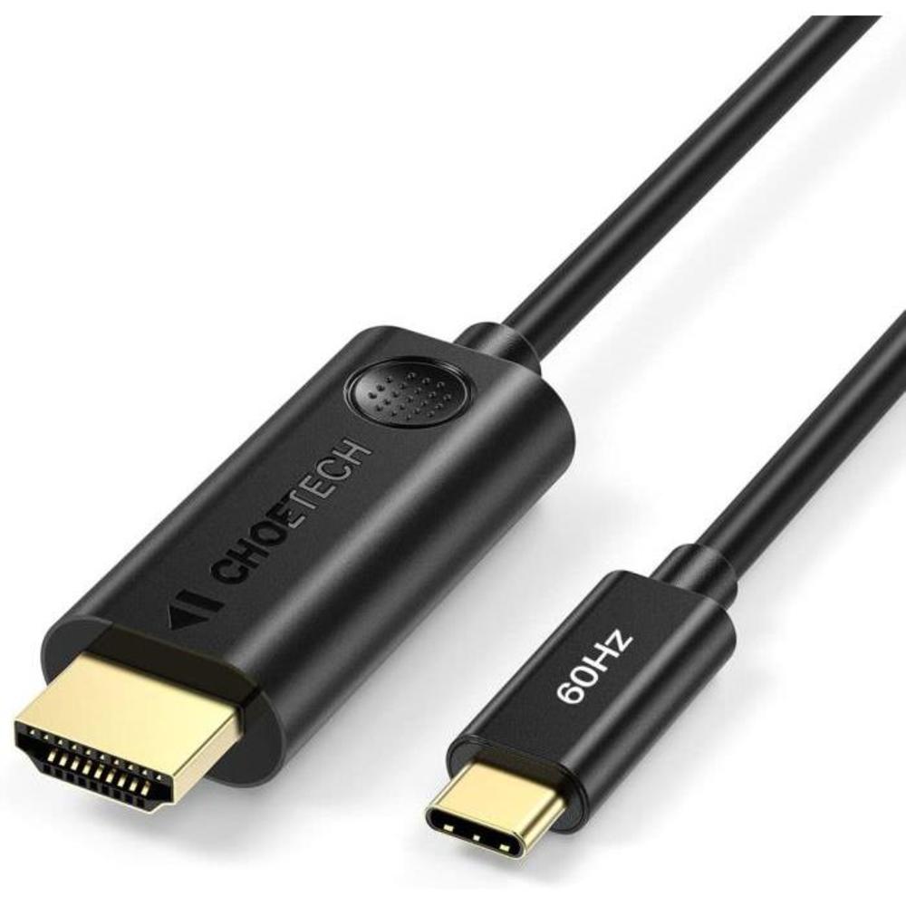 CHOETECH USB C to HDMI (4K@60Hz), HDMI to USB C Cable(6ft/1.8M) Thunderbolt 3 Compatible for 2020 MacBook Pro/Air/iPad Pro, 2020 iMac, Dell XPS 13/15, Surface Go/Pro 7, Samsung Gal B07F1NGZGS