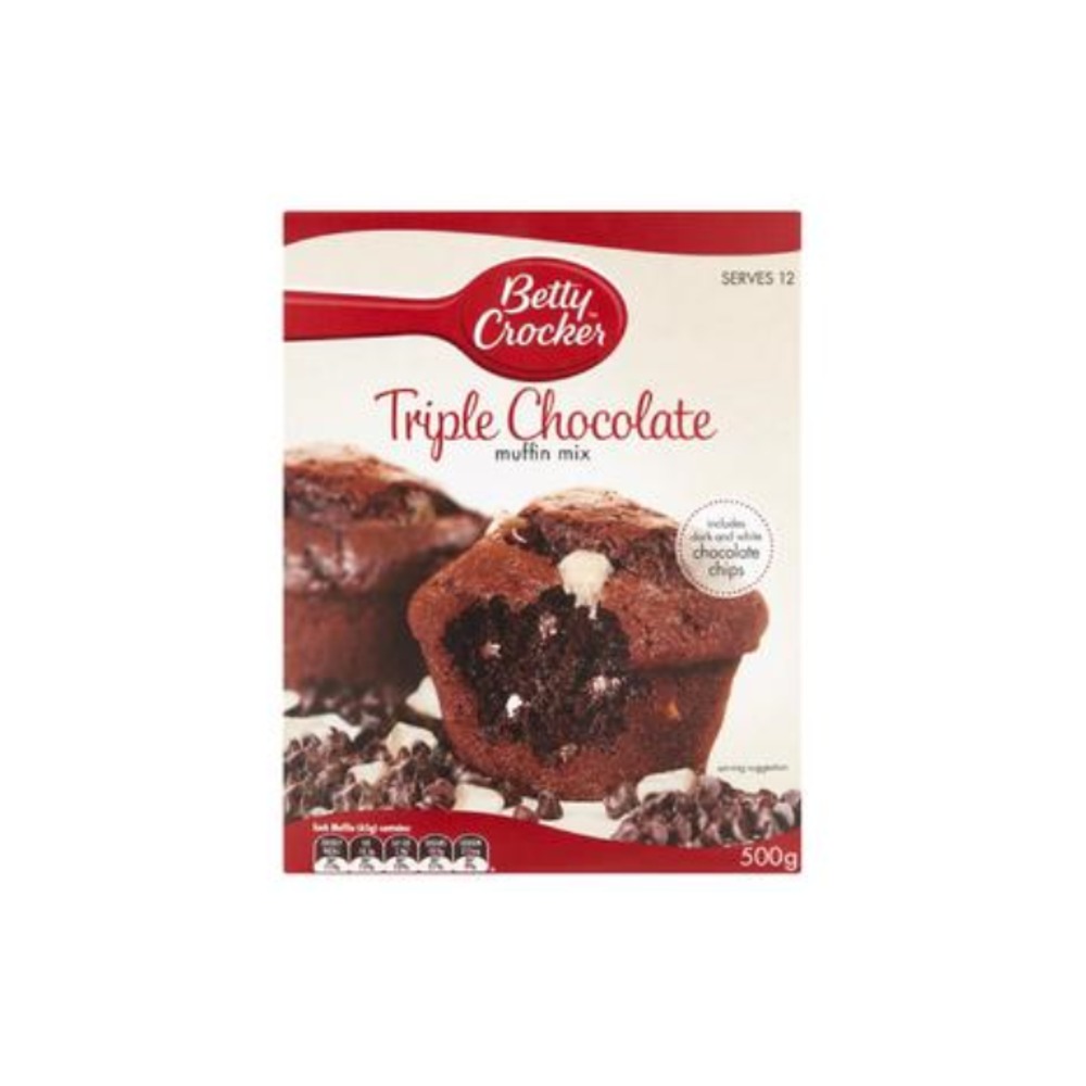 베티 크로커 트리플 초코렛 머핀 믹스 500g, Betty Crocker Triple Chocolate Muffin Mix 500g