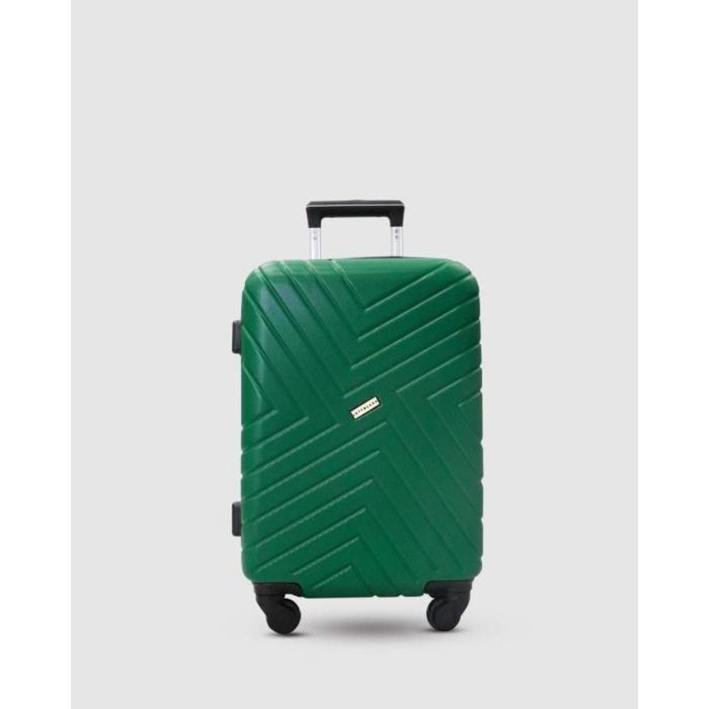 JETT BLACK Pine Green Maze Carry On Suitcase JE237AC59IJO