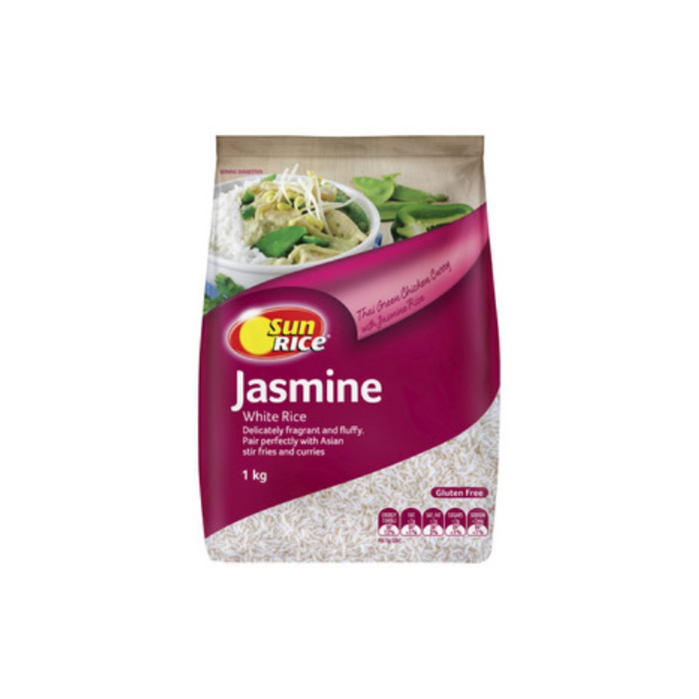 선라이스 롱 그레인 자스민 라이드 1kg, Sunrice Long Grain Jasmine Rice 1kg