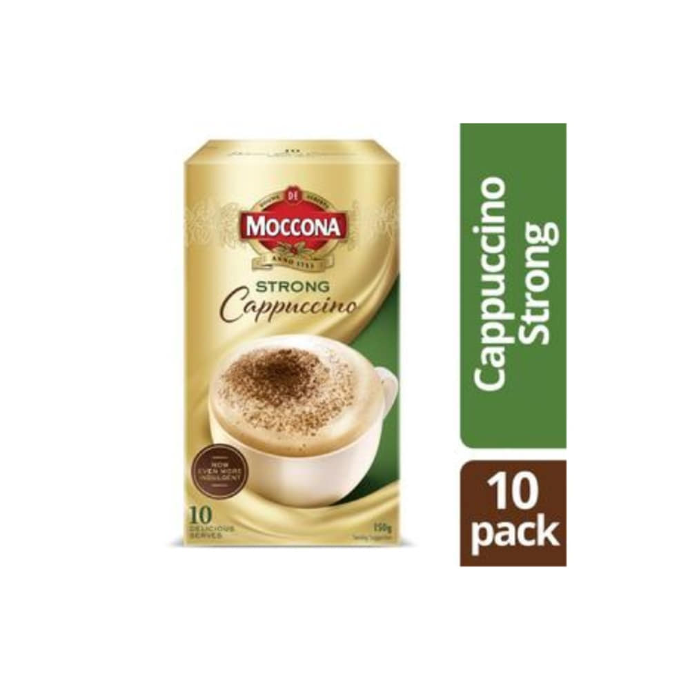 모코나 스트롱 카푸치노 사쉐 10 팩 150g, Moccona Strong Cappuccino Sachets 10 pack 150g