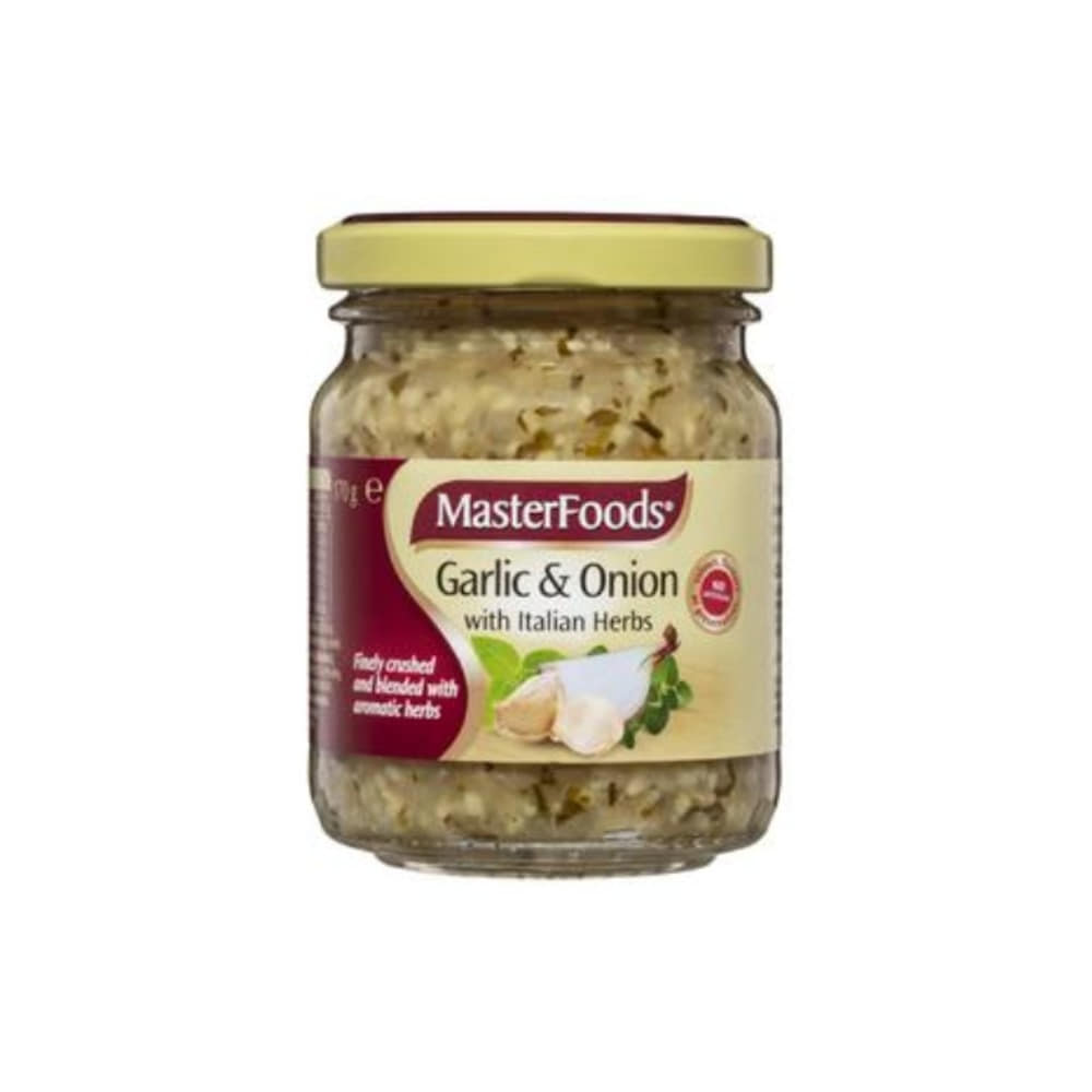 마스터푸드 갈릭 &amp; 어니언 위드 이탈리안 허브 170g, MasterFoods Garlic &amp; Onion With Italian Herbs 170g