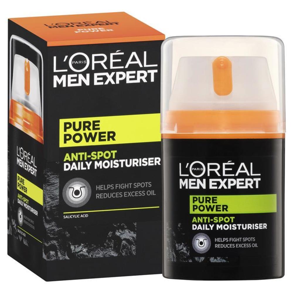 로레알 맨 익스펄트 퓨어 파워 모이스쳐라이저 50ml, LOreal Men Expert Pure Power Moisturiser 50ml
