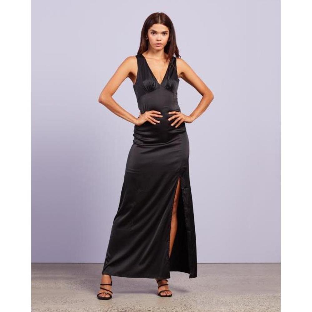 Missguided Gathered Ruched Bust Detail Satin Gown MI250AA07WGA