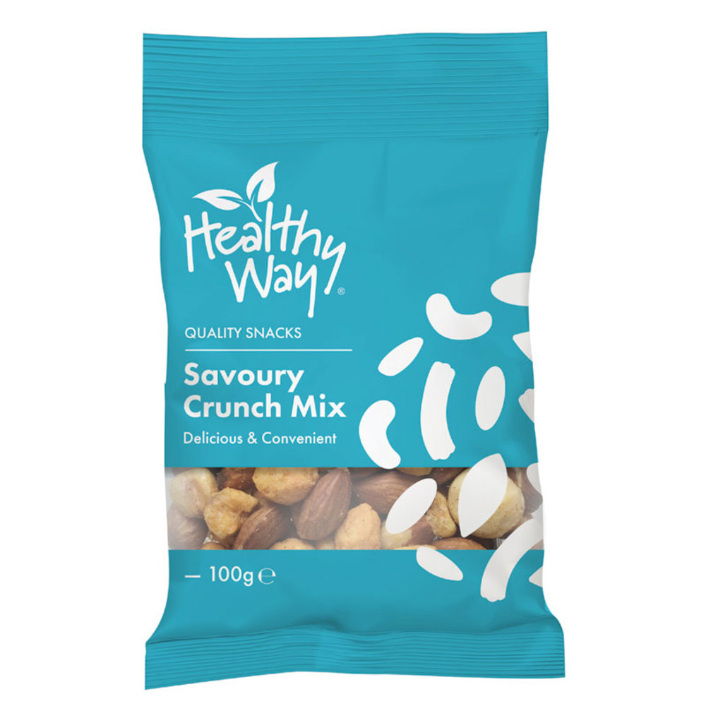 헬씨웨이 세이버리 크런치 믹스 100g Healthy Way Savoury Crunch Mix 100g