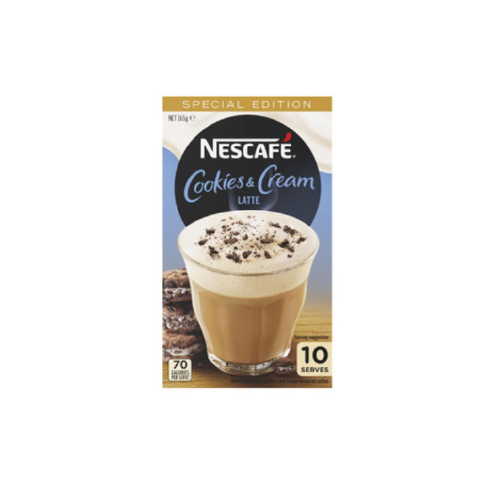 네스카페 쿠키 &amp; 크림 커피 사쉐 10 팩, Nescafe Cookies &amp; Cream Coffee Sachets 10 pack