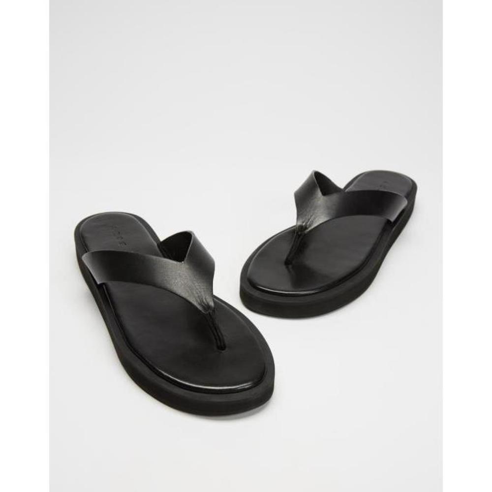 AERE Midform Leather Thong Sandals AE897SH35PCE