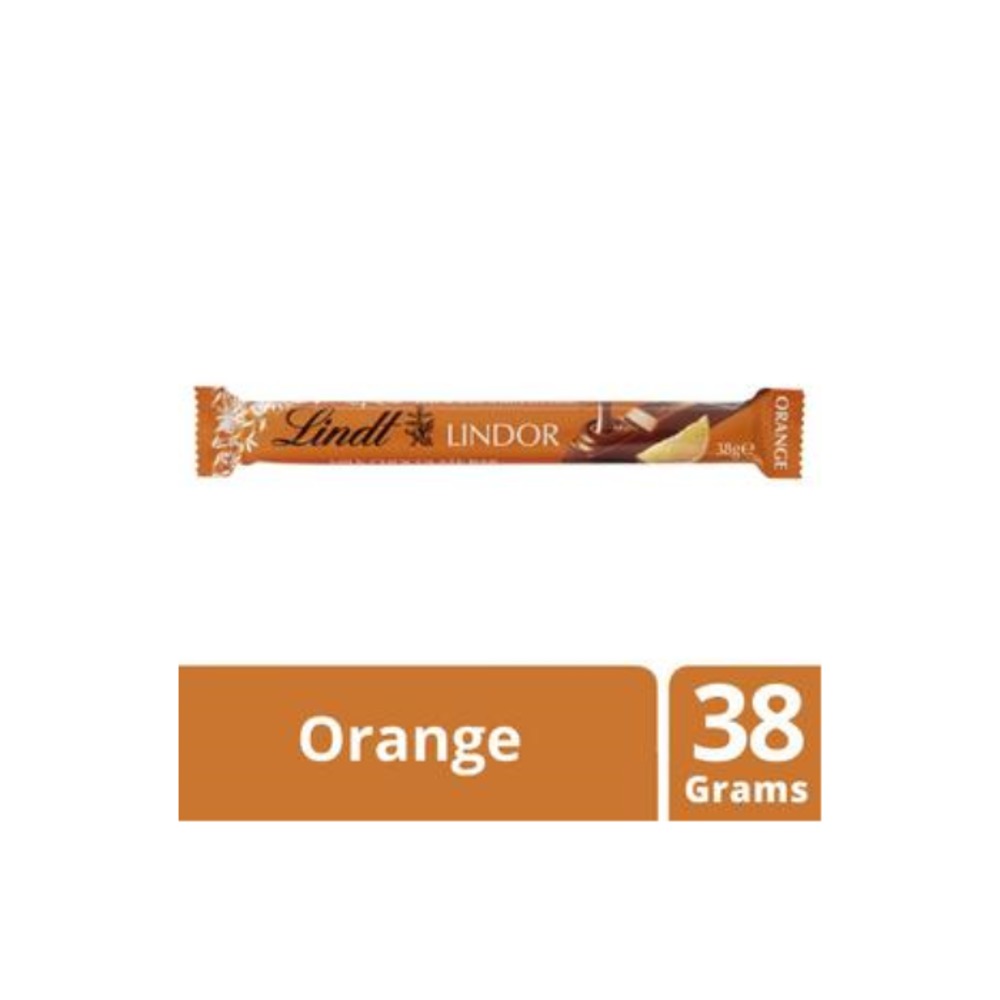 린트 린도르 오렌지 밀크 초코렛 바 38g, Lindt Lindor Orange Milk Chocolate Bar 38g