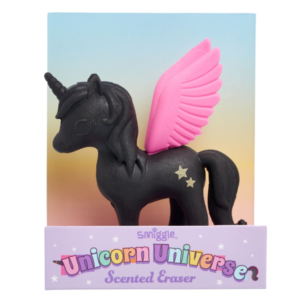 Universe Unicorn Collectable Eraser BLACK 475035