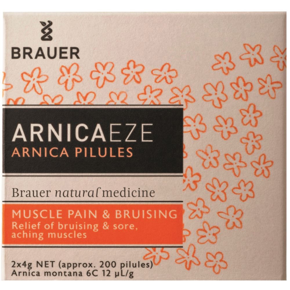 브라우어 아니카이즈 아르니카 필루우스 (6c)x 8g, Brauer ArnicaEze Arnica Pilules (6c) 1 x 8g
