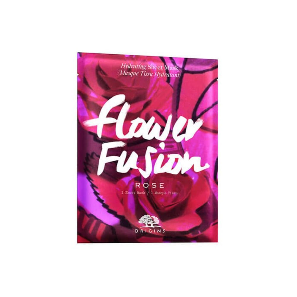 오리진스 플라워 퓨젼 로즈 하이드레이팅 시트 마스크 I-028608, Origins Flower Fusion Rose Hydrating Sheet Mask I-028608