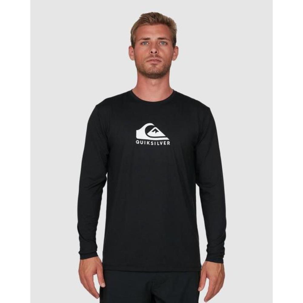 Quiksilver Mens Solid Streak Long Sleeve UPF 50 Surf T-Shirt QU019AA12DHZ