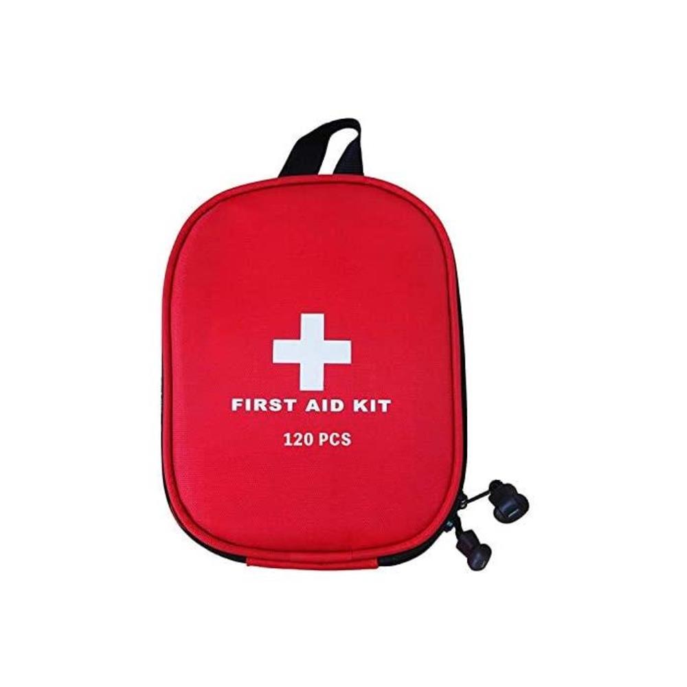 AUSELECT First Aid Kit 120pcs for Hiking, Backpacking, Camping, Travel, Car &amp; Cycling with Waterproof Laminate Bags You Protect Your Supplies! Be Prepared for All Outdoor Adventure B086YC3Y6W