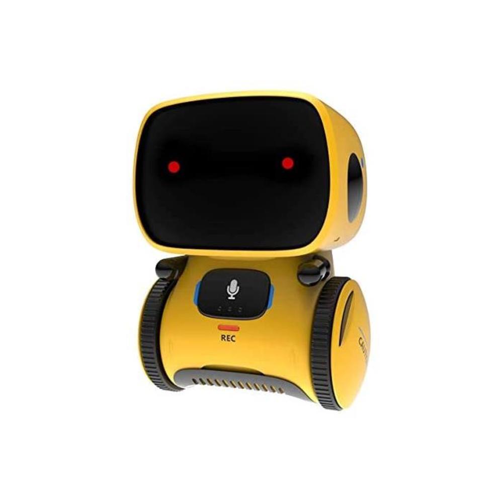 REMOKING Robot Toy for Kids,STEM Educational Robotics,Dance,Sing,Speak,Walk in Circle,Touch Sense,Voice Control, Your Children Fun Partners(Yellow) B07Y1FPQZ1