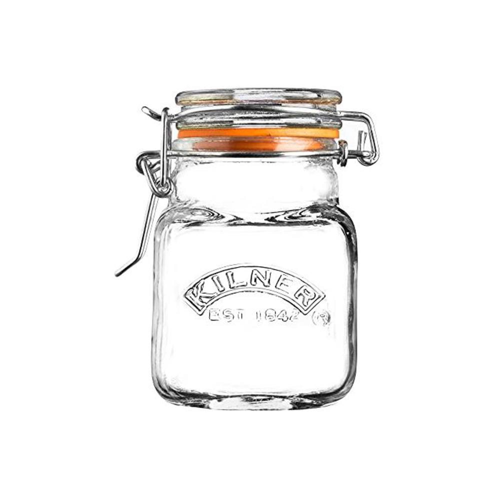 Kilner Square Clip Top Spice Jar, 70ml, Transparent 01651 B007MO0IYA