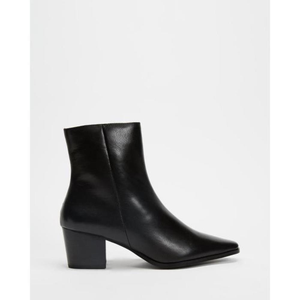 Atmos&amp;Here Jackson Leather Ankle Boots AT049SH73OQW