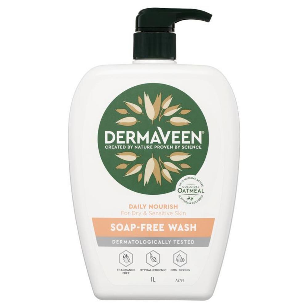 더마빈 에브리데이 비누 프리 워시 1 리터, DermaVeen Everyday Soap Free Wash 1 Litre