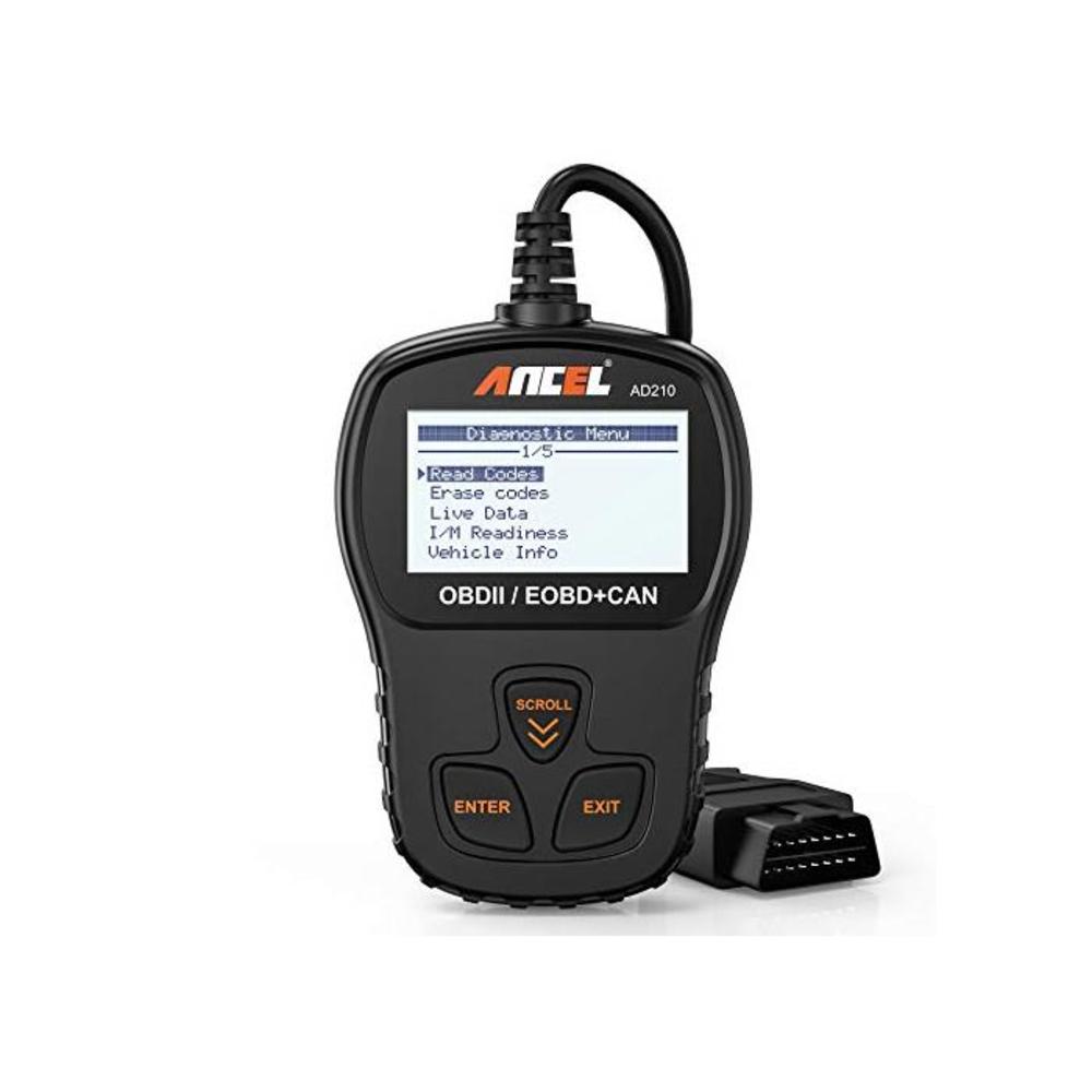ANCEL AD210 OBD II Car Code Reader Automotive Vehicle OBD2 Scanner Diagnostic Scan Tool - Black B01MQXWXC2