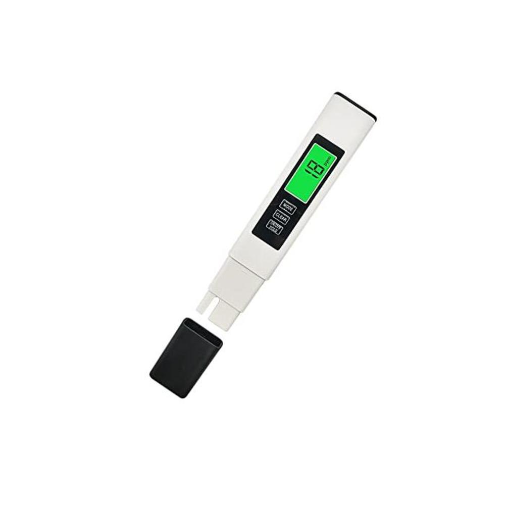 Water Quality Tester, TDS Meter, EC Meter and Temperature Meter 3 in 1, 0-9990 ppm, Ideal ppm Meter for Drinking Water, Aquariums and More B08YJHLCB7